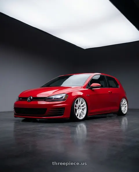 2016 Volkswagen GTI SE with Work Emotion CR Kiwami wheels