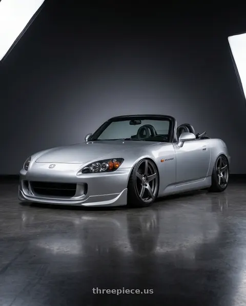 2009 Honda S2000 with Forgestar CF5 5x114.3 18x9 +35 Gloss Anthracite wheels