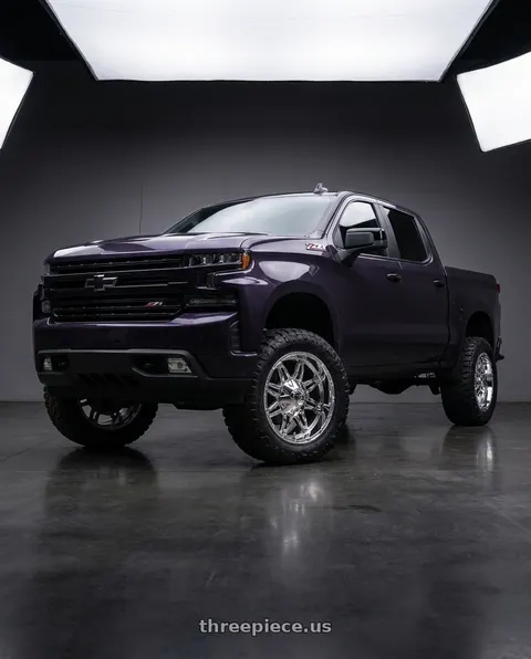 2023 Chevrolet Silverado 1500 with Fuel 1PC D530 HOSTAGE 6X135/6X139.7 20X9 -12 CHROME PLATED wheels