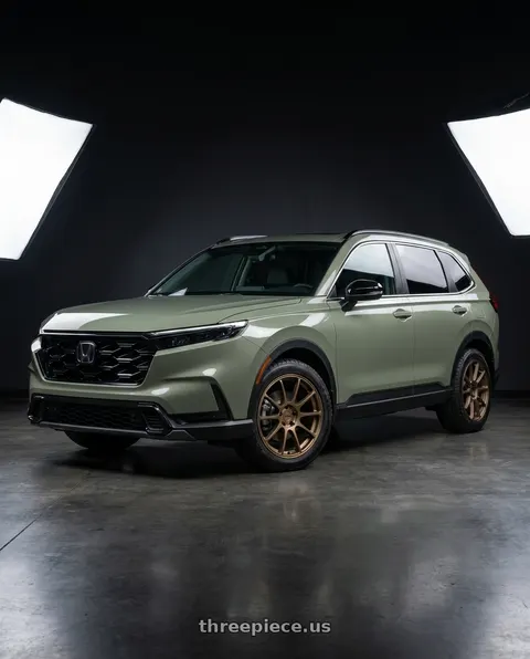 2026 Honda CR-V with KATANA RACING KR07 5x114.3 18x8 +40 Matte Bronze wheels
