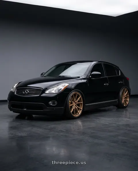 2008 INFINITI EX35 Journey with Rohana RFX13 5x114.3 20x11+25 Brushed Bronze wheels