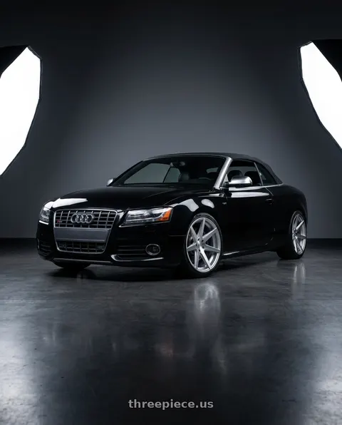 2010 Audi S5 with Rohana RC7 5x112 20x9+25 Machine Silver wheels