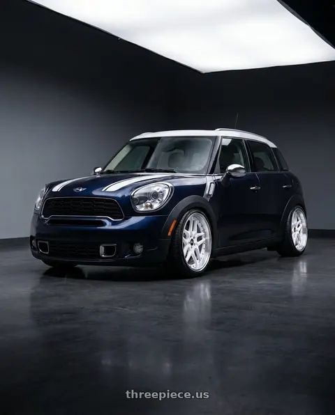 2012 Mini Countryman with ESR Wheels CS SERIES CS15 5x108 19x10.5 +15 Hyper Silver wheels