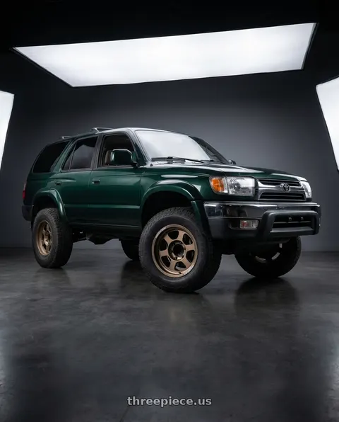 2001 Toyota 4Runner with Volk Racing TE37XT M-SPEC 6x139.7 17x8.5+15 Matte Gunbronze wheels