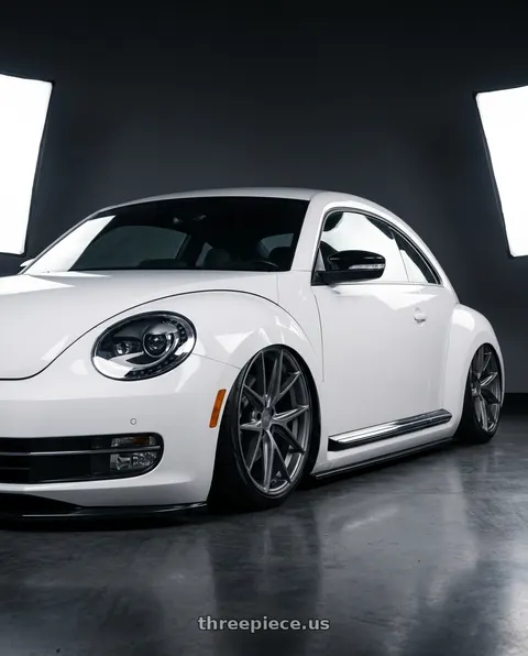 2016 Volkswagen Beetle with Niche 1PC M116 MISANO 5X112 19X9.5 +50 MATTE GUN METAL wheels