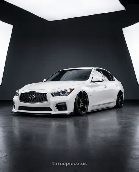 2020 INFINITI Q50 with Forgestar CF5 5x114.3 20x9.5 +29 Gloss Black wheels