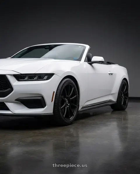 2025 Ford Mustang EcoBoost Premium with Forgestar CF10 5x114.3 19x9.5 +29 Gloss Black wheels