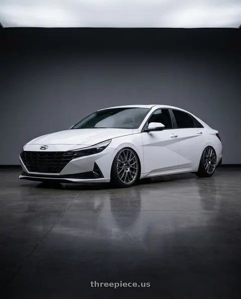 2024 Hyundai Elantra N with Ssr Gtv04 5x114.3 19×8.5x8.5+38  METALLIC GRAY wheels
