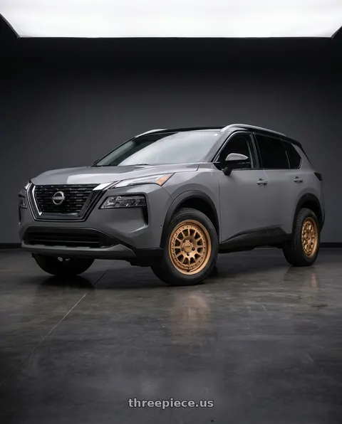 2026 Nissan Rogue SV with KMC KM719 CANYON 5X114.3 17X8 +35 MATTE BRONZE wheels