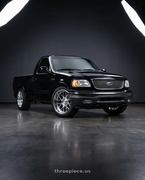 2002 Ford F-150 with Carolina Forged Charleston 5x135 20x9 0 High Polish wheels
