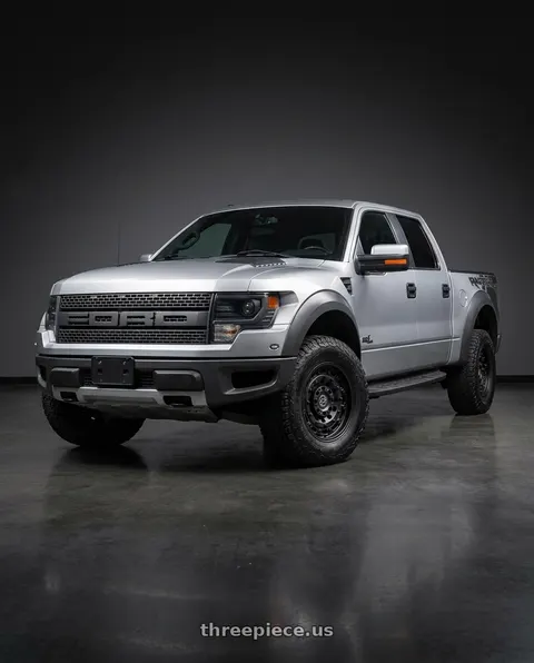 2013 Ford F-150 with Black Rhino ARSENAL 6X135/6X139.7 17X9.5 -18 TEXTURED MATTE BLACK wheels