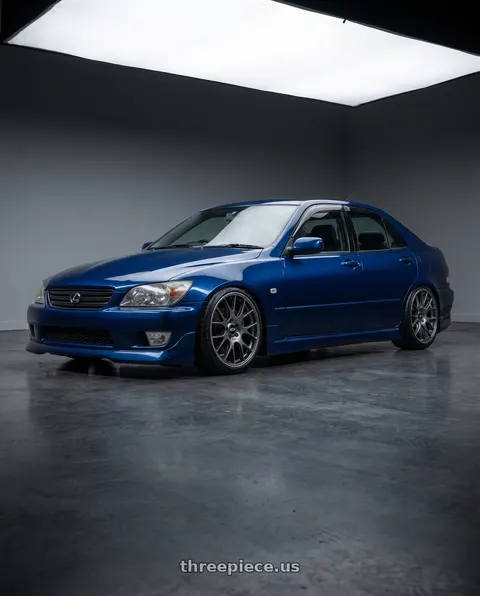 2004 Lexus IS300 with BBS CH-R 5x114.3 20x8.5 +38 Satin Titanium Polished Rim Protector wheels