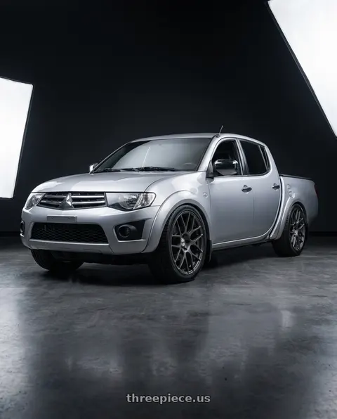 2014 Mitsubishi L200 Triton HPE with TSW NURBURGRING 5X114.3 17X7.5 +45 MATTE GUNMETAL wheels