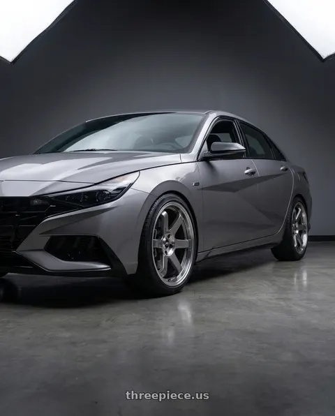 2023 Hyundai Elantra N with MST Wheels MT01 5x114.3 18x8.5 +35 Gunmetal W/machined Lip wheels