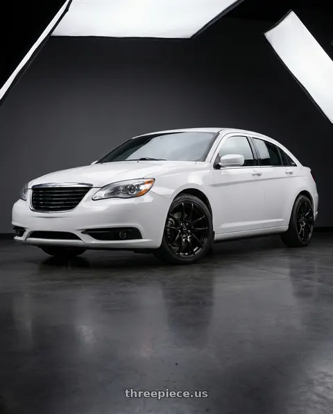 2014 Chrysler 200 with Vors TR4 5x114.3 18x8.5  +35 Gloss Black wheels