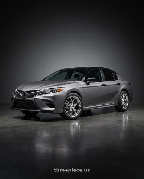 2020 Toyota Camry SE with Asanti Black ABL-37 MONARCH 5X114.3 20X9 +38 CHROME wheels
