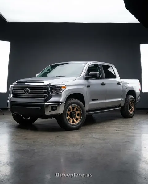 2021 Toyota Tundra 1794 Edition with Vision Off-Road 350 Ojos 5x150 20x9+12 Bronze wheels