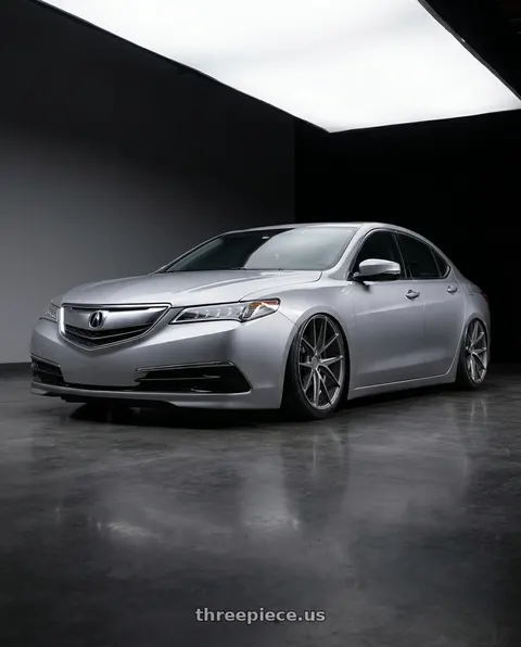 2019 Acura TLX with Niche 1PC M116 MISANO 5X114.3 19X8.5 +33 MATTE GUN METAL wheels