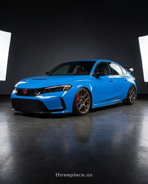 2020 Honda Civic Type R with Konig Ampliform 5x120 19x10+28 Gloss Bronze wheels