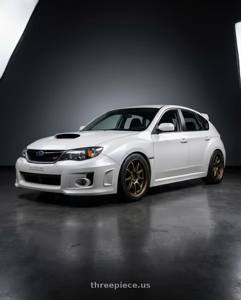 2011 Subaru Impreza with Work Emotion D9R wheels