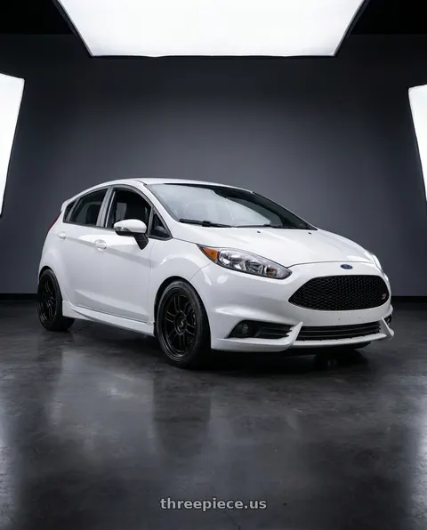 2014 Ford Fiesta with Enkei RPF1 5x114.3 17x7+45 Black wheels