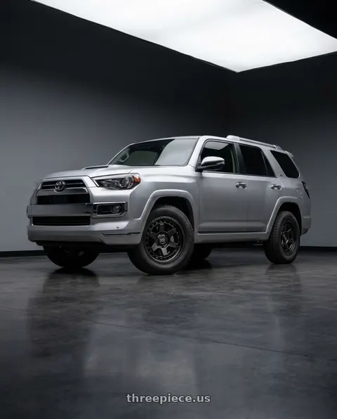 2026 Toyota 4Runner with Black Rhino Hard Alloys SOL 6x139.7 17x8.5 +0 Matte Black wheels