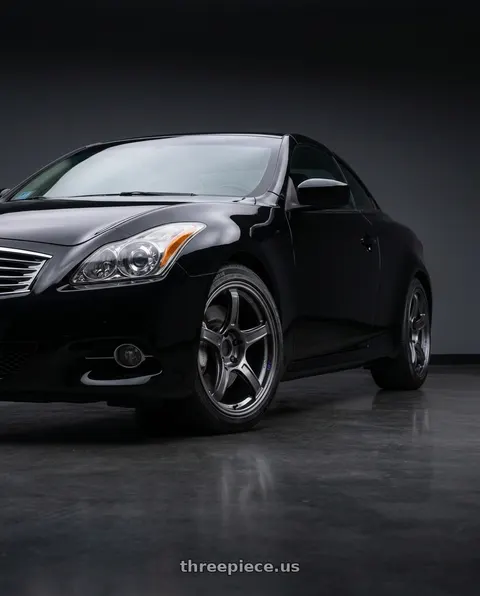 2012 INFINITI G37 with Ssr Gtx03 5x114.3 19x8.5+38  BLACK GRAPHITE wheels