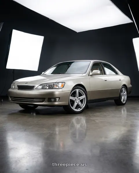 1998 Lexus ES300 with Vision Street-Designs 469 Boost 5x114.3 16x7+38 Silver wheels