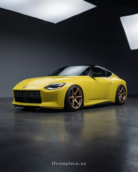 2024 Nissan Z with Kansei K11B Tandem 5x114.3 19x10.5 12 Bronze wheels
