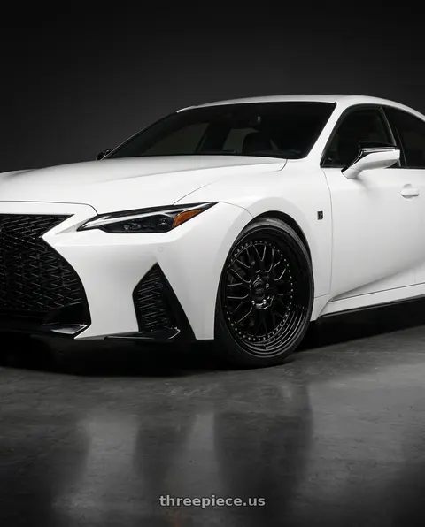 2024 Lexus IS350 F Sport with ESR Wheels SR SERIES SR01 5x114.3 19x9.5 +35 Gloss Black wheels