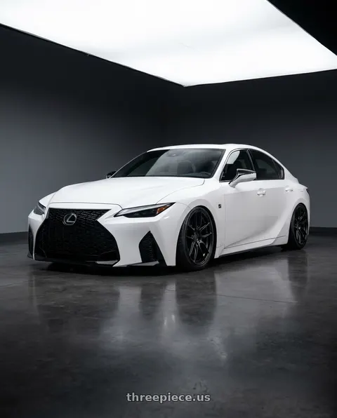 2024 Lexus IS350 with Aodhan AFF2 5x114.3 19x8.5+35 Matte Black wheels