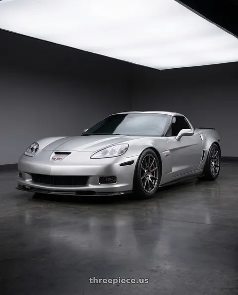 2011 Chevrolet Corvette with Forgestar CF10 5x120.65 20x12 +50 Gloss Anthracite wheels