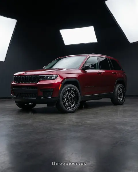 2023 Jeep Grand Cherokee Altitude with WELD Off-Road Slingblade 5x127 20x10 -18 Gloss Black/Milled wheels