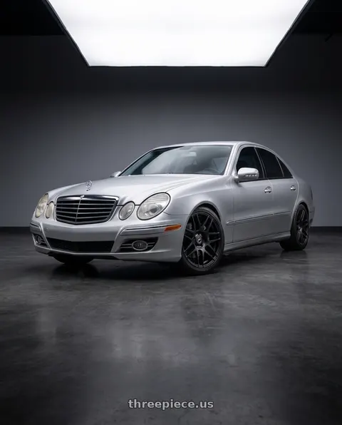 2007 Mercedes-Benz E320 Bluetec with Forgestar F14C 5x112 18x9.5 +35 Satin Black wheels