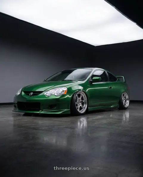 2005 Acura RSX Type-S with ESR Wheels APX6 5x114.3 18x9.5 +35 Vacuum Chrome wheels