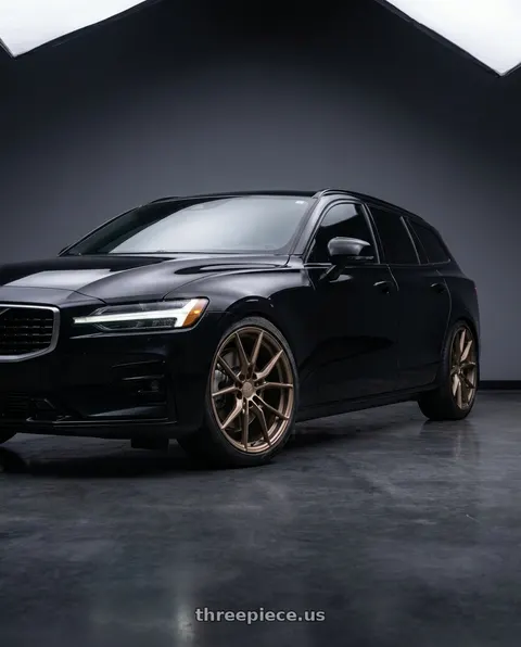 2020 Volvo V60 with TSW NEPTUNE 5X108 20X8.5 +40 MATTE BRONZE wheels