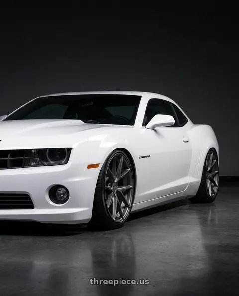 2014 Chevrolet Camaro with Niche 1PC M116 MISANO 5X120 20X9 +35 MATTE GUN METAL wheels
