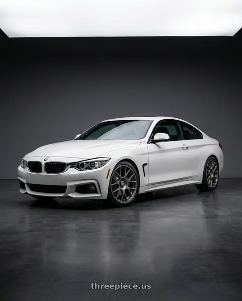 2020 BMW 430i with fifteen52 APEX 5x112 / 5x120 18x8.5 +35 FROSTED GRAPHITE (SATIN GREY) wheels