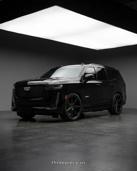 2024 Cadillac Escalade V with Niche 1PC M230 FUTURE 6X139.7 24X10 +20 GLOSS BLACK wheels