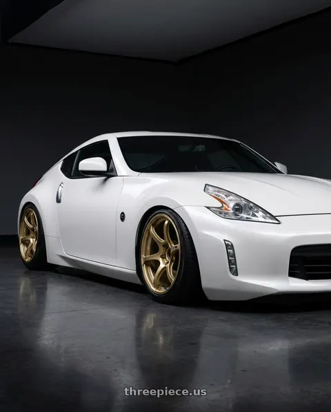 2019 Nissan 370Z with Advan RGIII 5x114.3 19x9.0+35 Gold wheels