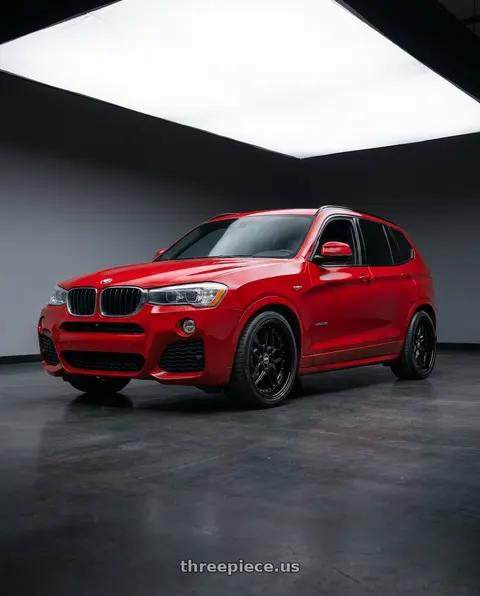 2017 BMW X3 with ESR Wheels CS SERIES CS15 5x120 18x10.5 +22 Gloss Black wheels