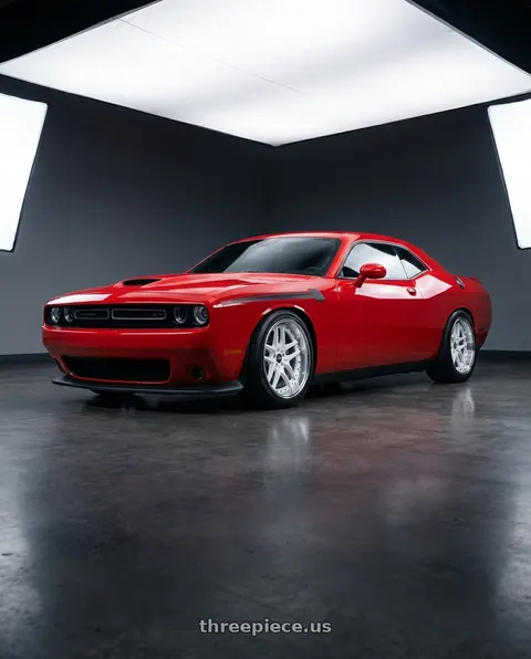 2021 Dodge Challenger GT with ESR Wheels CS SERIES CS15 5x115 19x9.5 +35 Gloss White wheels