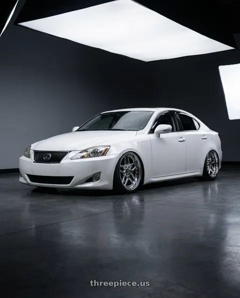 2010 Lexus IS250 with ESR Wheels CS15.2 5x114.3 18x9.5 +35 Vacuum Chrome wheels