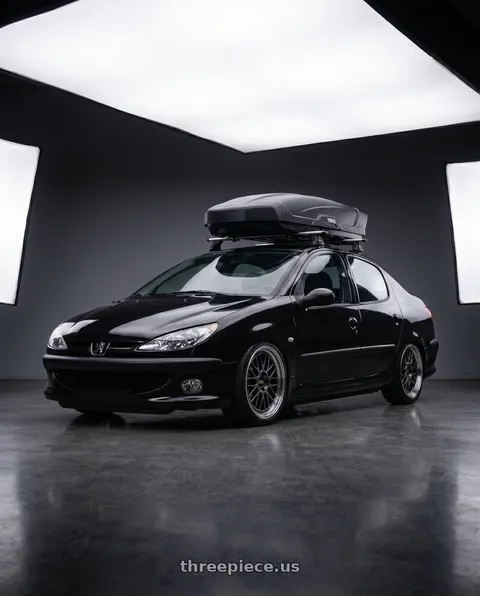 2011 Peugeot 206 SD with BBS LM 5x114.3 17x7.5+38 Diamond Black wheels