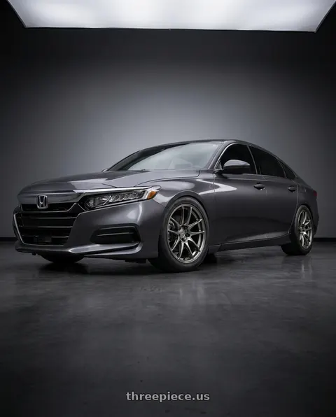 2019 Honda Accord LX with WORK Emotion CR Shigoku 5x114.3 18x9 +45 Glow Gunmetal GGM wheels