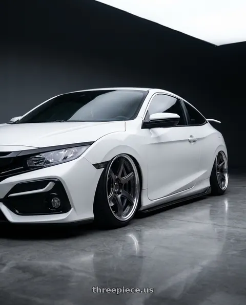 2020 Honda Civic Si with Work Emotion T7R 2P wheels