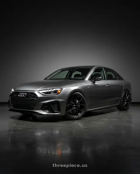 2020 Audi A4 Premium with Rotiform RC199 KPR 5X112 19x8.5 +45 SATIN BLACK wheels