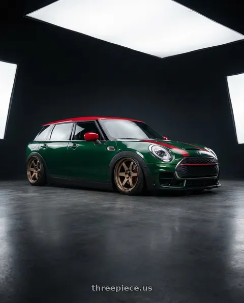 2020 Mini Cooper John Cooper Works with Volk Racing 21A 5x114.3 18X8.5+34  Bronze wheels