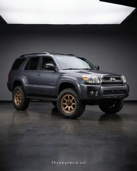 2007 Toyota 4Runner with Vision Off-Road 351 Flow 6x139.7 16x8+0 Bronze wheels