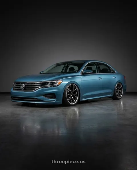 2022 Volkswagen Passat R-Line with BBS RI-S 5x112 20x9.0+34 Diamond Black wheels